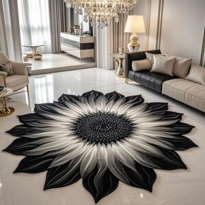 SunFlower Shape Carpet